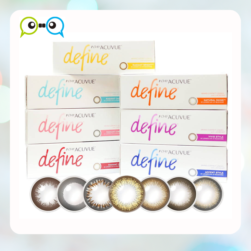 1-DAY ACUVUE DEFINE 隱形眼鏡  閃鑽系列7色_1