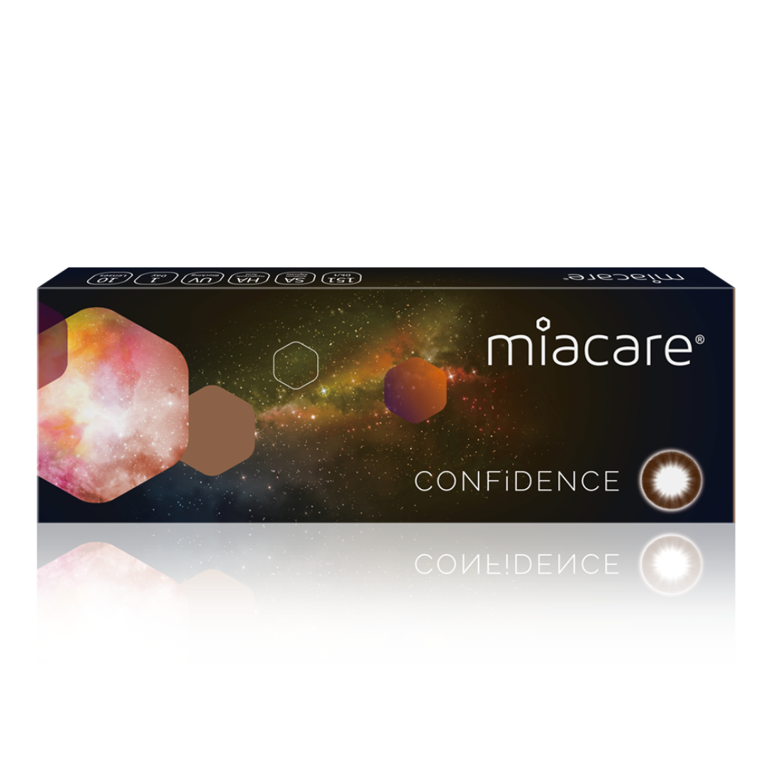 Miacare CONFiDENCE Silicone Hydrogel 1 Day Color | 星宿棕