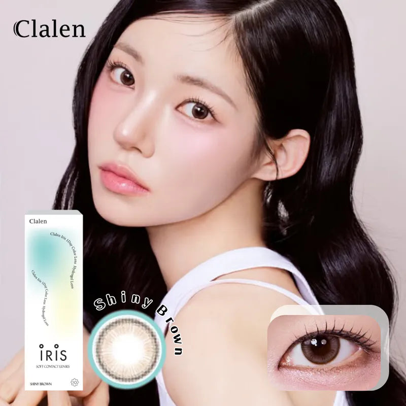 Clalen Iris 1 Day Color | Shiny Brown 10 片