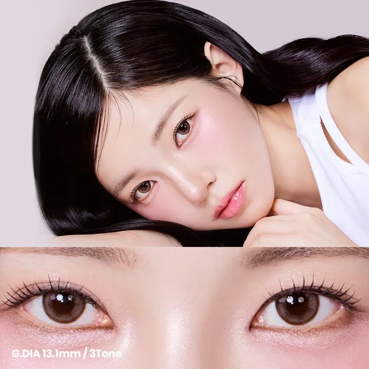 Clalen Iris 1 Day Color | Shiny Brown 10 片