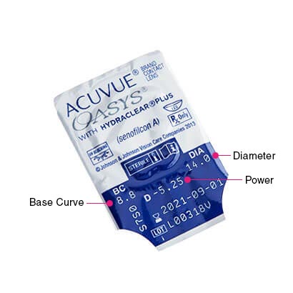 ACUVUE OASYS *近視*兩星期* 即棄隱形眼鏡