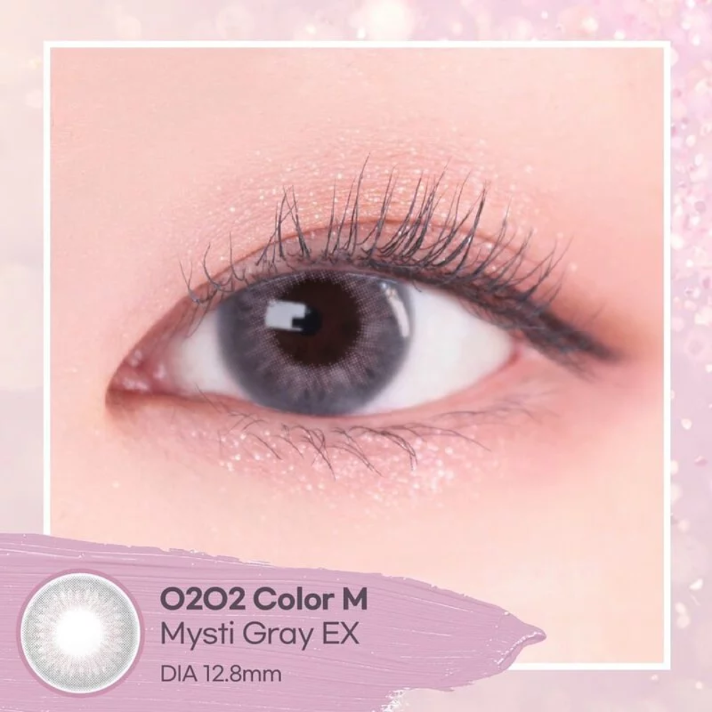 Clalen O2O2 Color M 月拋 | 兩片裝 | Mysti Gray_3