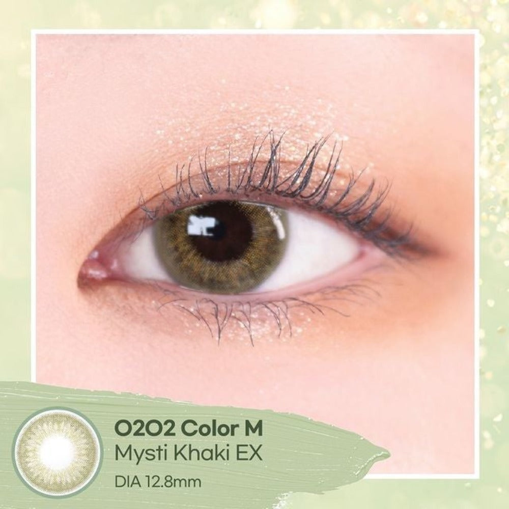 Clalen O2O2 Color M 月拋 | 兩片裝 | Mysti Khaki_2
