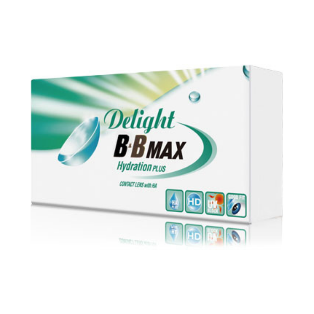 DELIGHT B&B MAX HYDRATION PLUS MONTHLY每月即棄彩CON隱形眼鏡_1