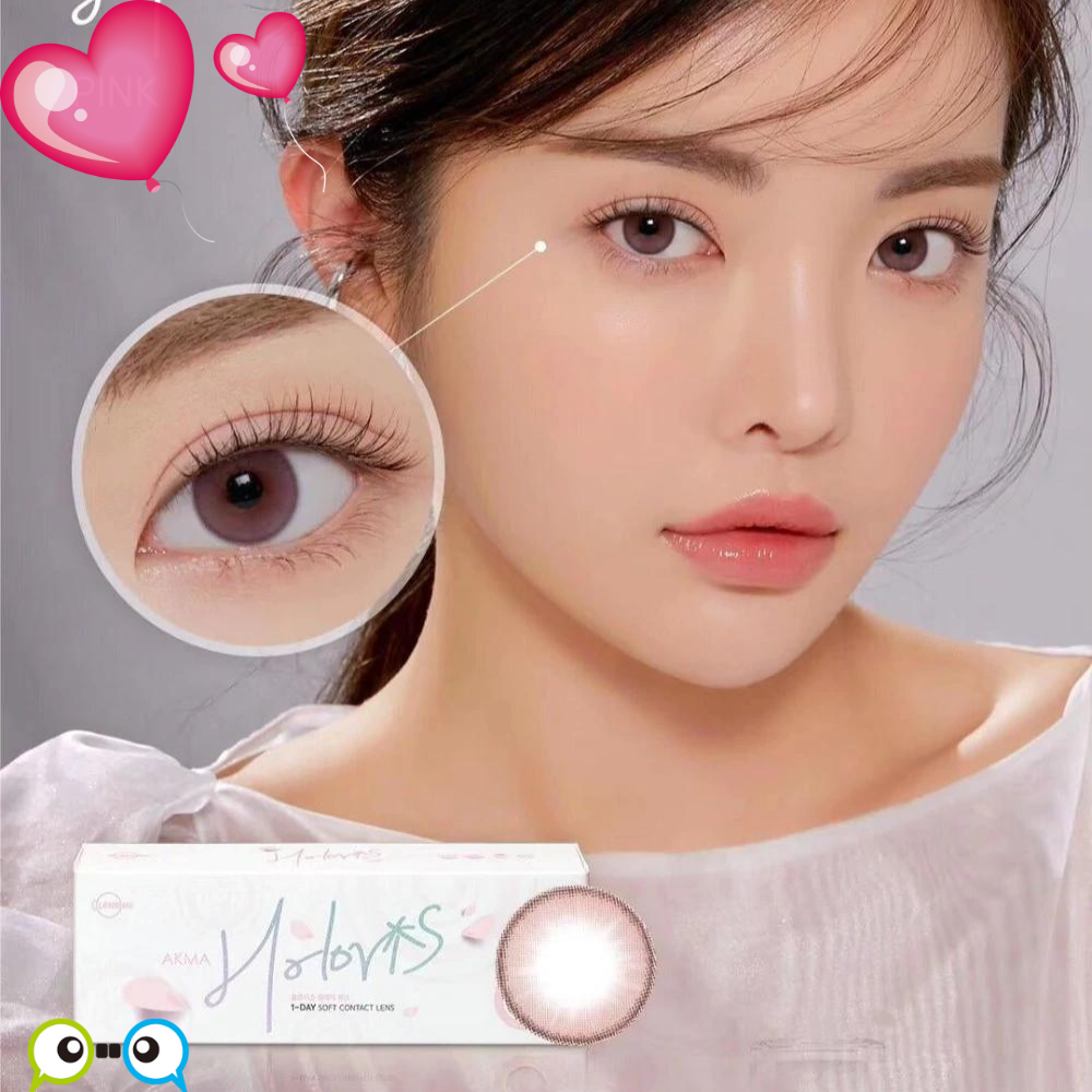 Lensme Akma Holoris 1 Day Pink (30片)