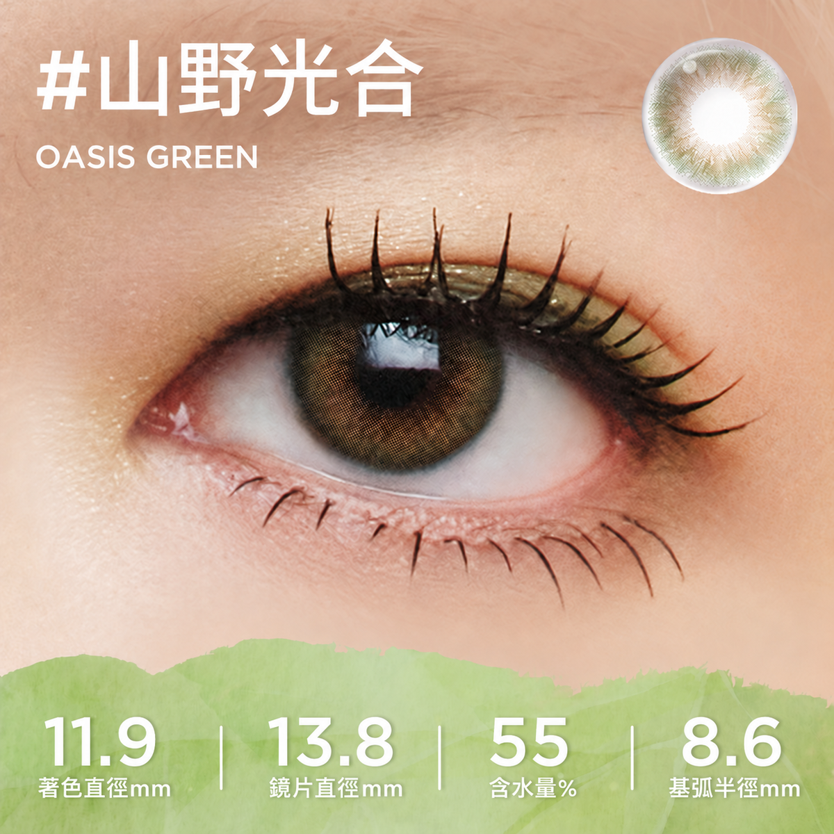 MOODY TEENAGE 1 DAY - OASIS GREEN 山野光合 | 10片