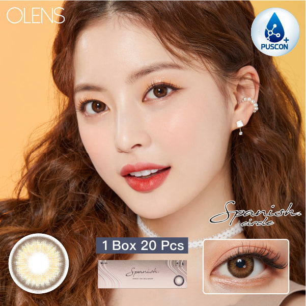 OLENS 1 DAY Spanish Circle BROWN | 20片