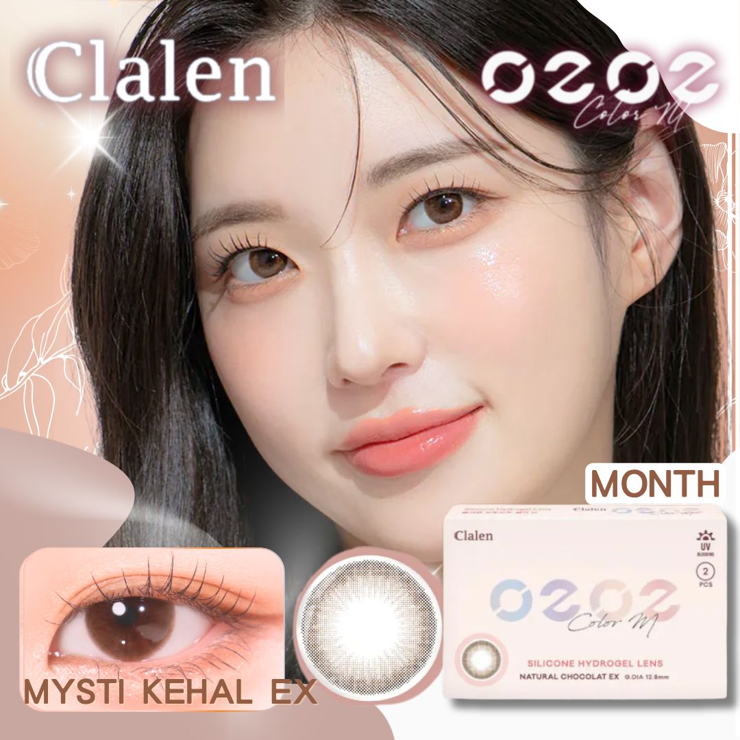 Clalen O2O2 Color M 月拋 | 兩片裝 | Natural Chocolat EX
