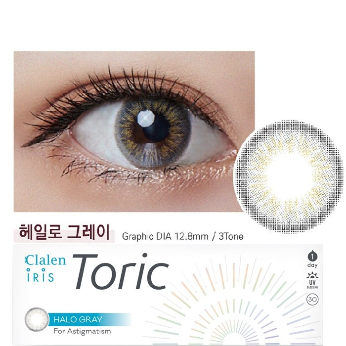 Clalen IRIS 1 Day Halo Gray Toric_2