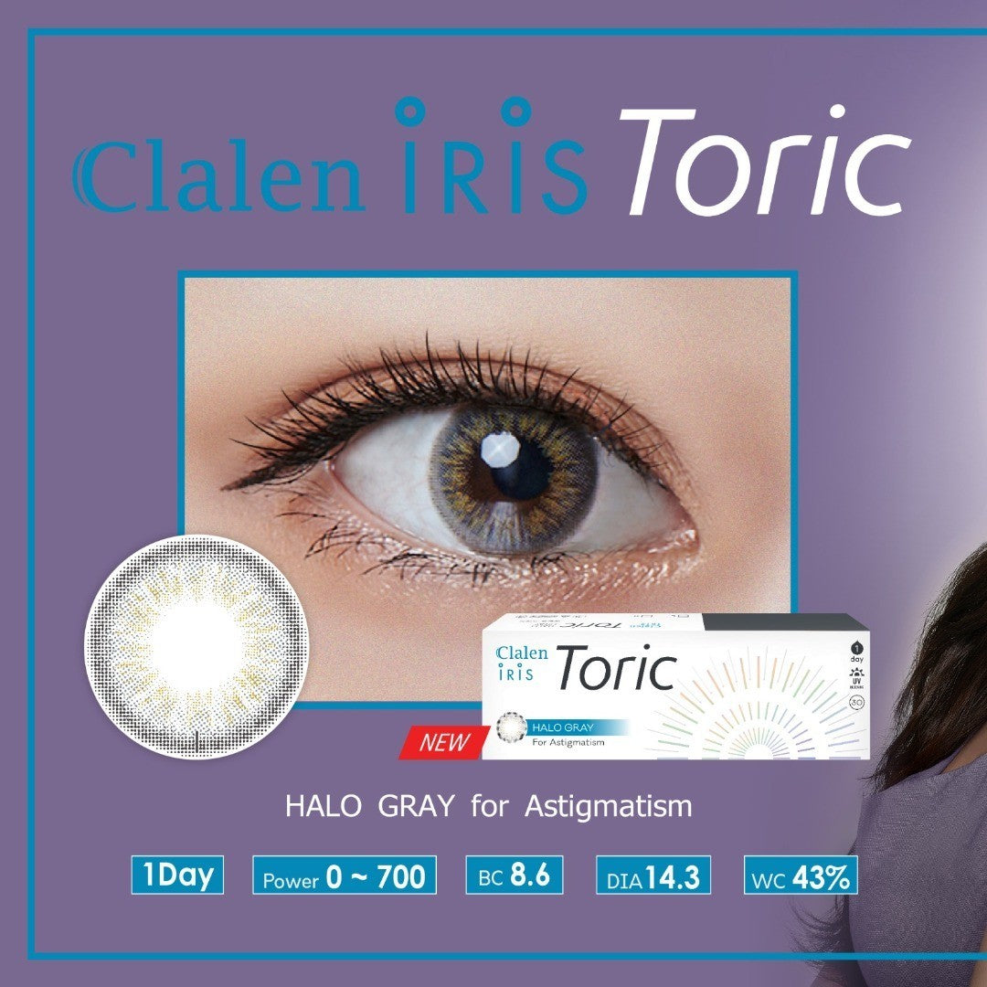 Clalen IRIS 1 Day Halo Gray Toric